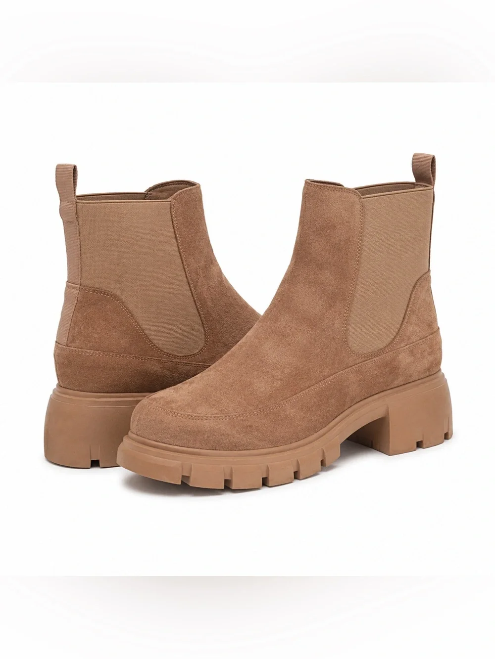 Neutralizer by Naturalizer Chelsea Boots – Tan Suede – Size 11 🤎